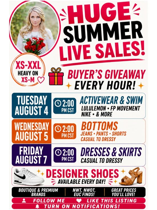 Handbags - 🎉CRYSTAL'S FAB FINDS IS GOING LIVE 8/4/26 2PM CST w/ACTIVEWEAR & SWIM SALE!